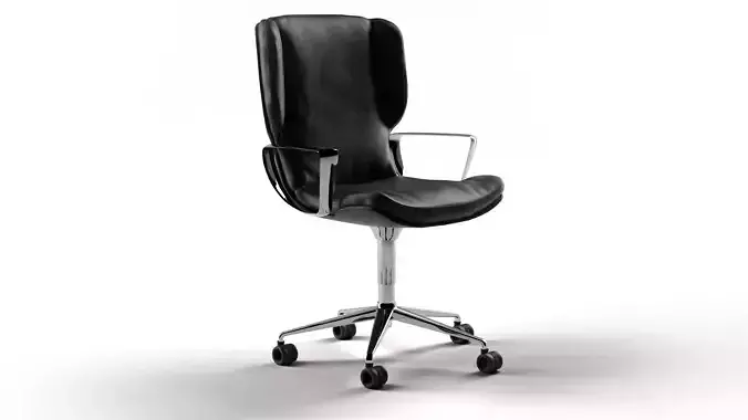 Office leather armchair