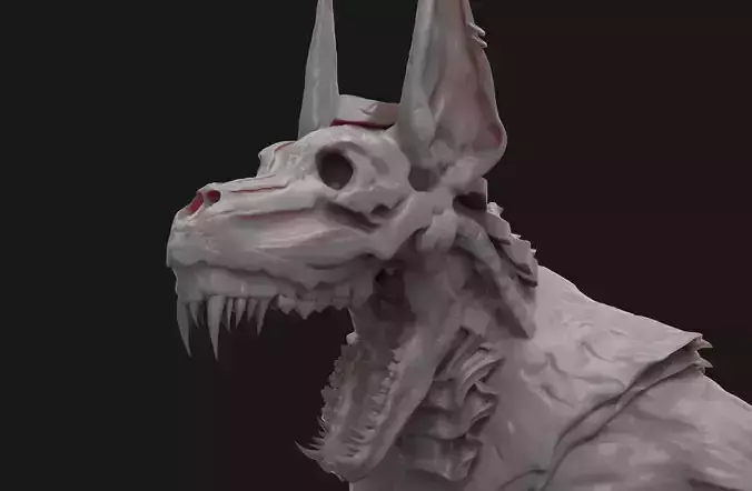 Mythological Anubis Sculpting