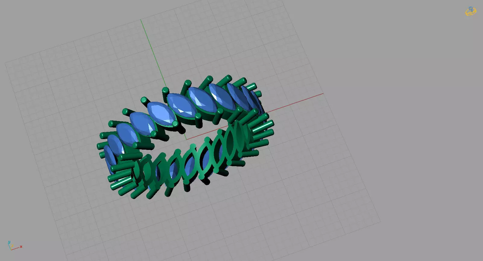 Anel navete  shuttle 3D print model_0