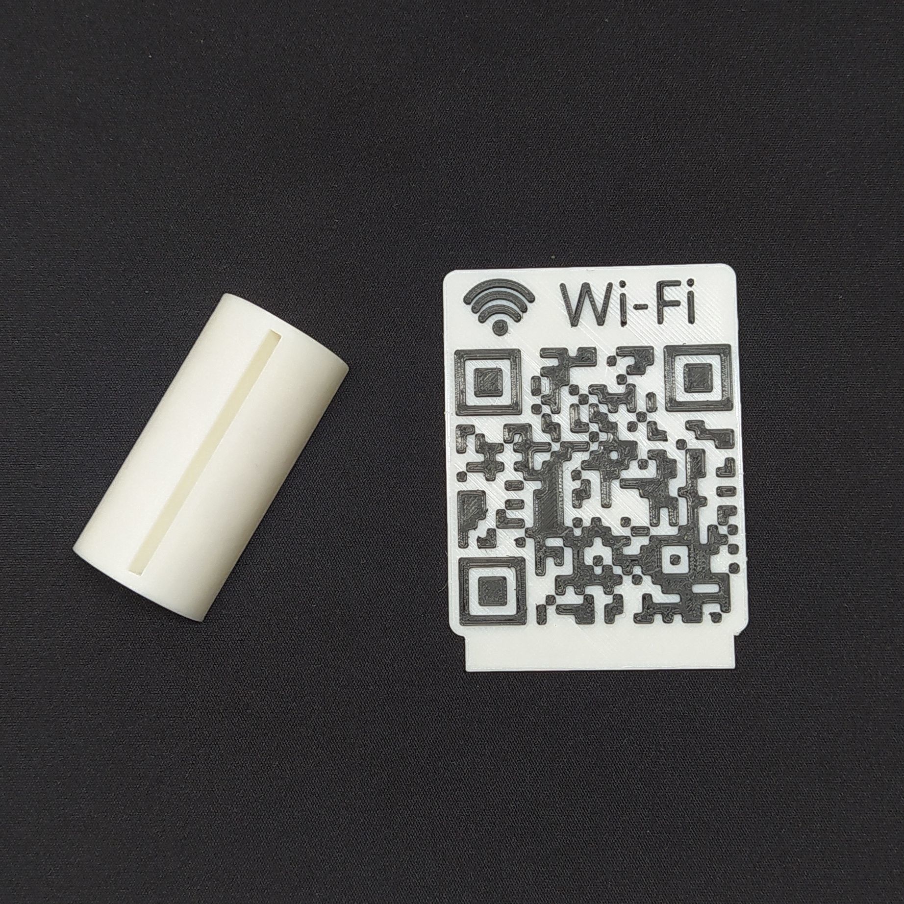 WIFI QR CARD 3D print model_2
