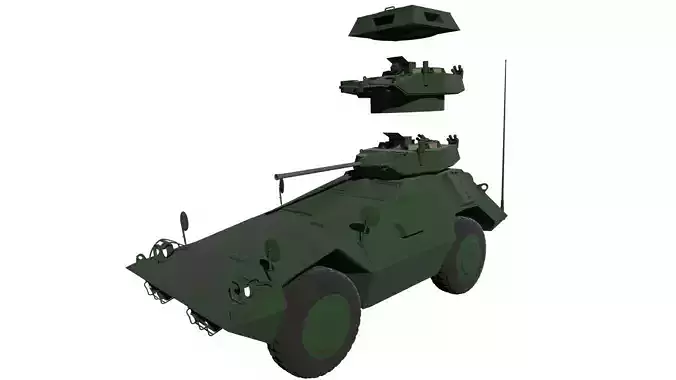 Cadillac Gage Commando Scout 3D model