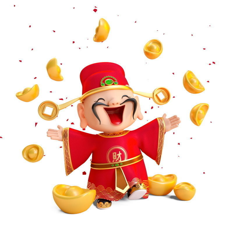 Chinese New Year God of Wealth 3D model_1