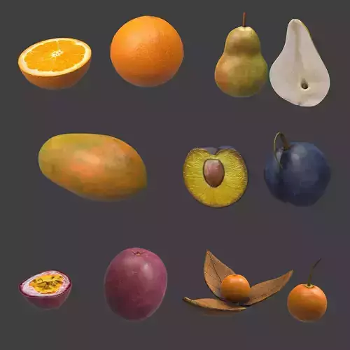 Fruit Pack Part 4 Low-poly 3D model