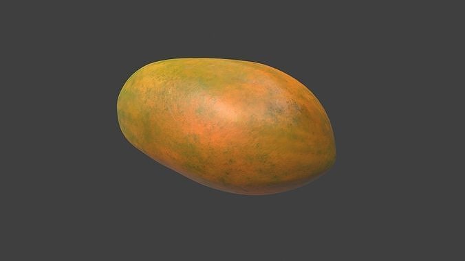 Fruit Pack Part 4 Low-poly 3D model 6