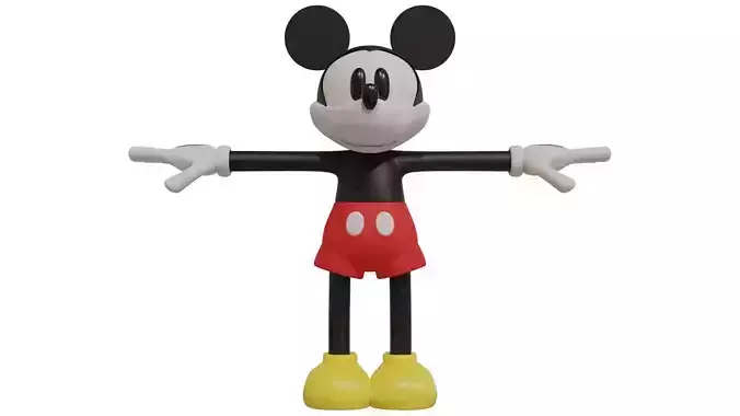 Mickey Mouse 3D model