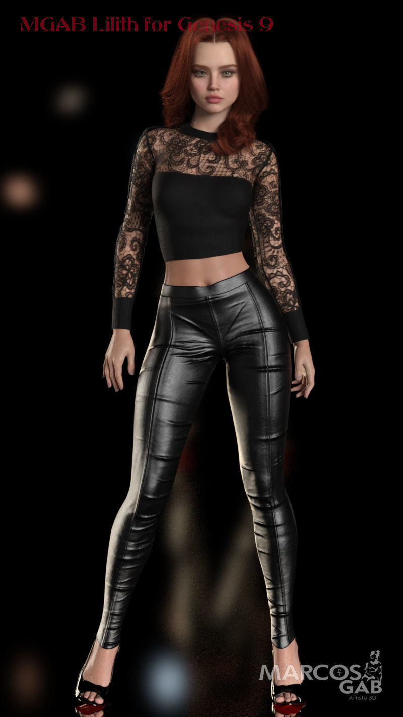 MGAB Lilith for Genesis 9 3D model_13