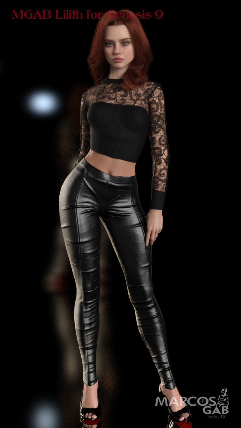 MGAB Lilith for Genesis 9 3D model_11