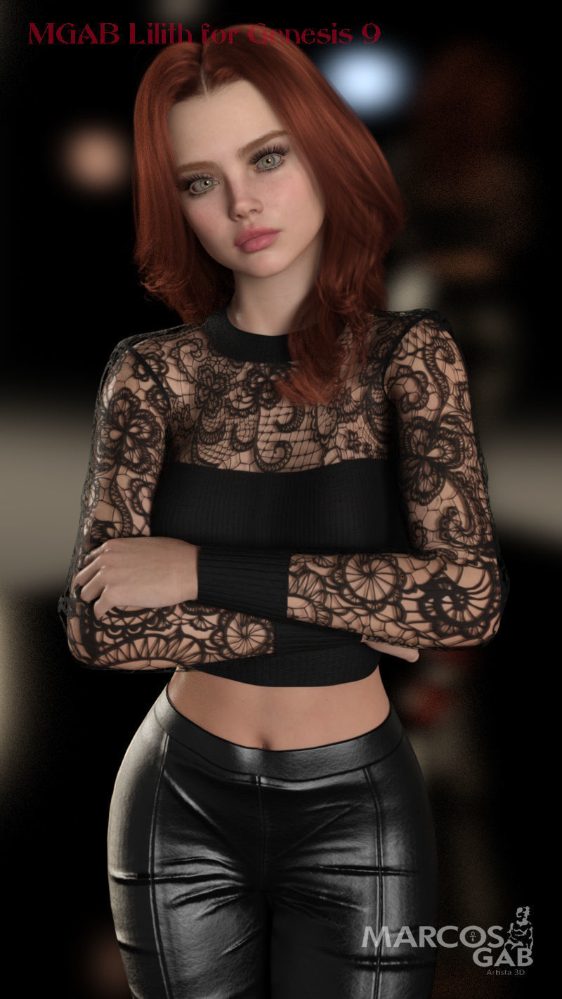 MGAB Lilith for Genesis 9 3D model_27
