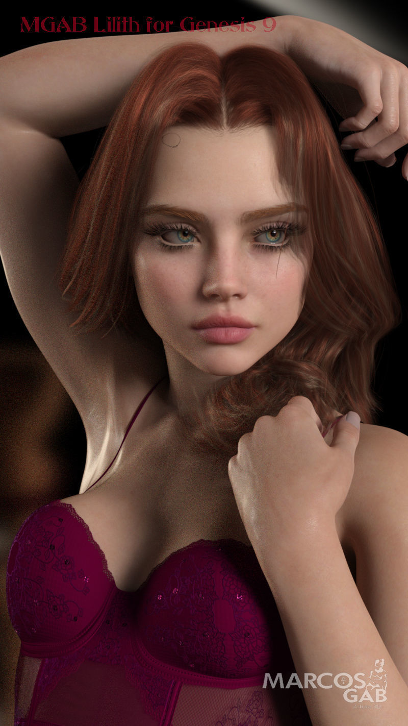 MGAB Lilith for Genesis 9 3D model_22