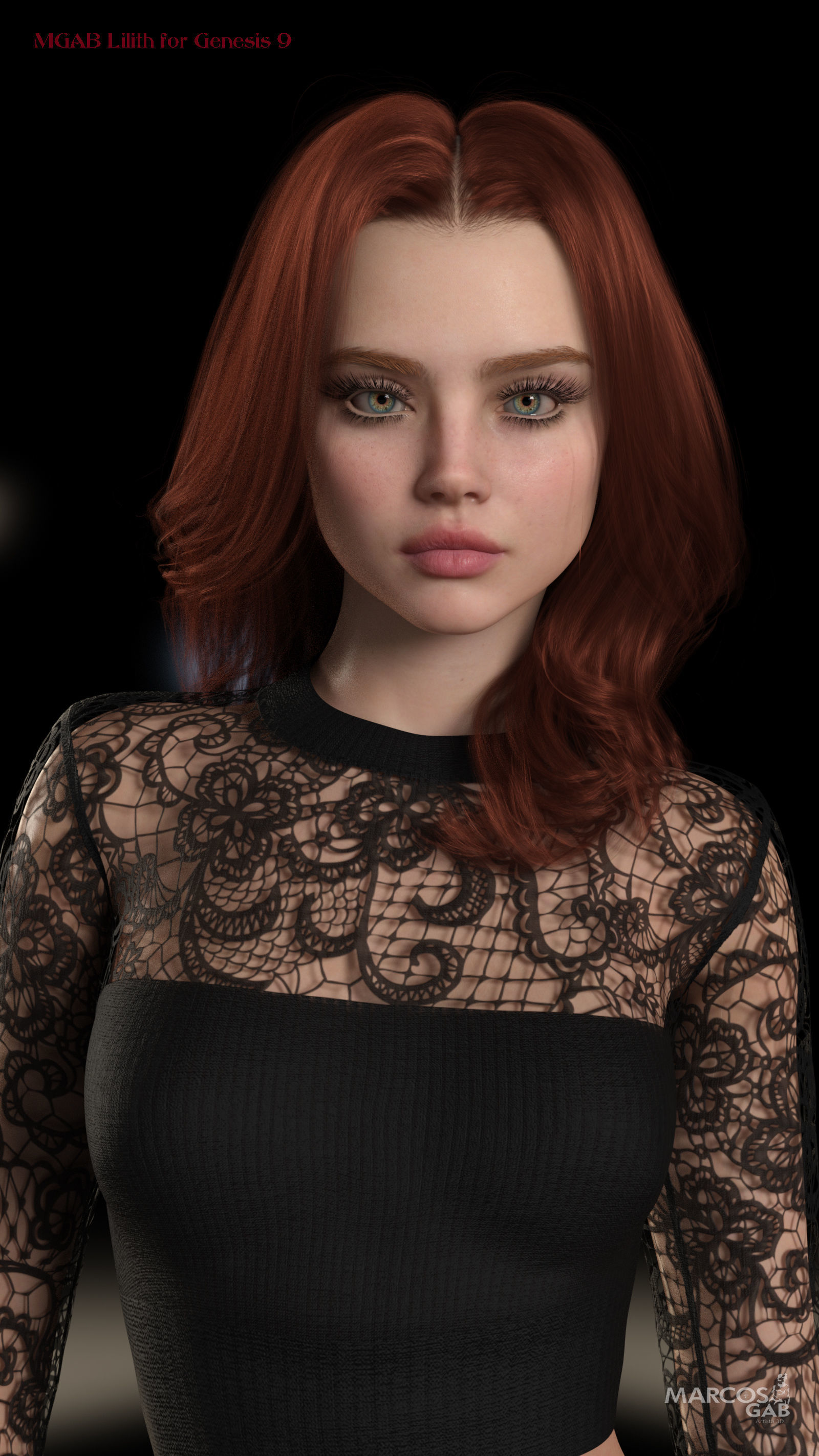 MGAB Lilith for Genesis 9 3D model_28