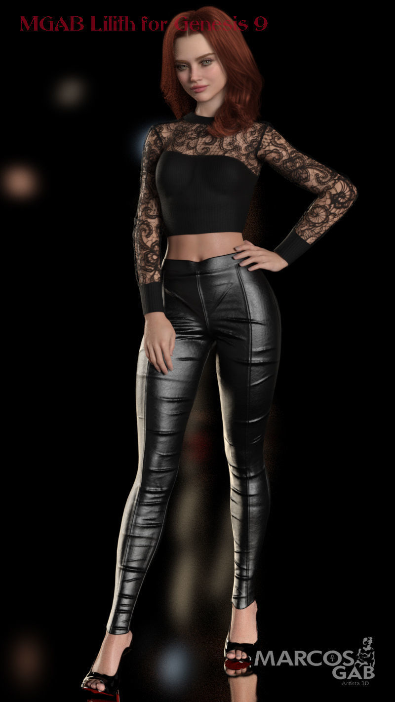 MGAB Lilith for Genesis 9 3D model_21