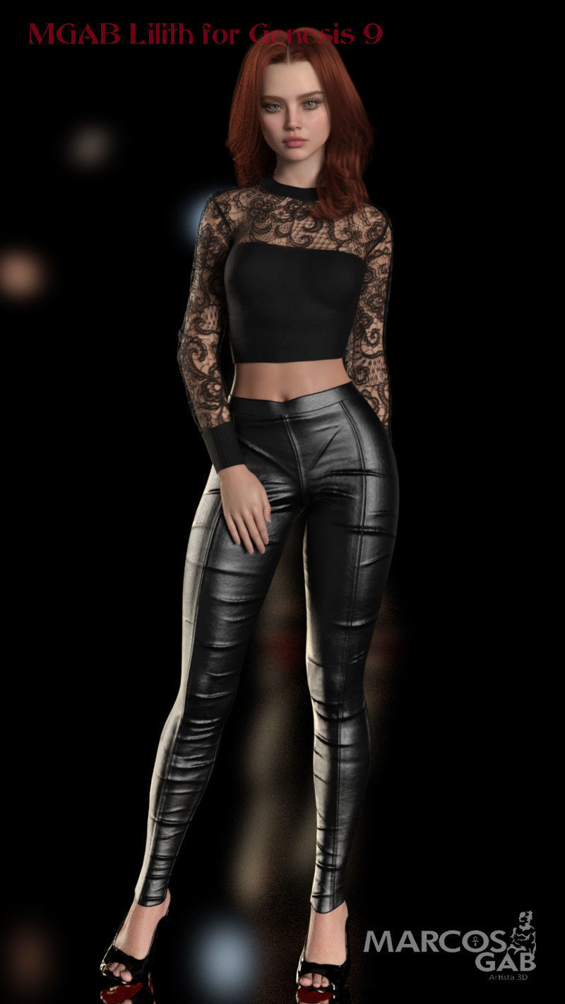 MGAB Lilith for Genesis 9 3D model_25