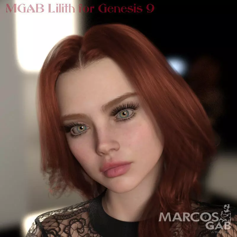 MGAB Lilith for Genesis 9 3D model_0