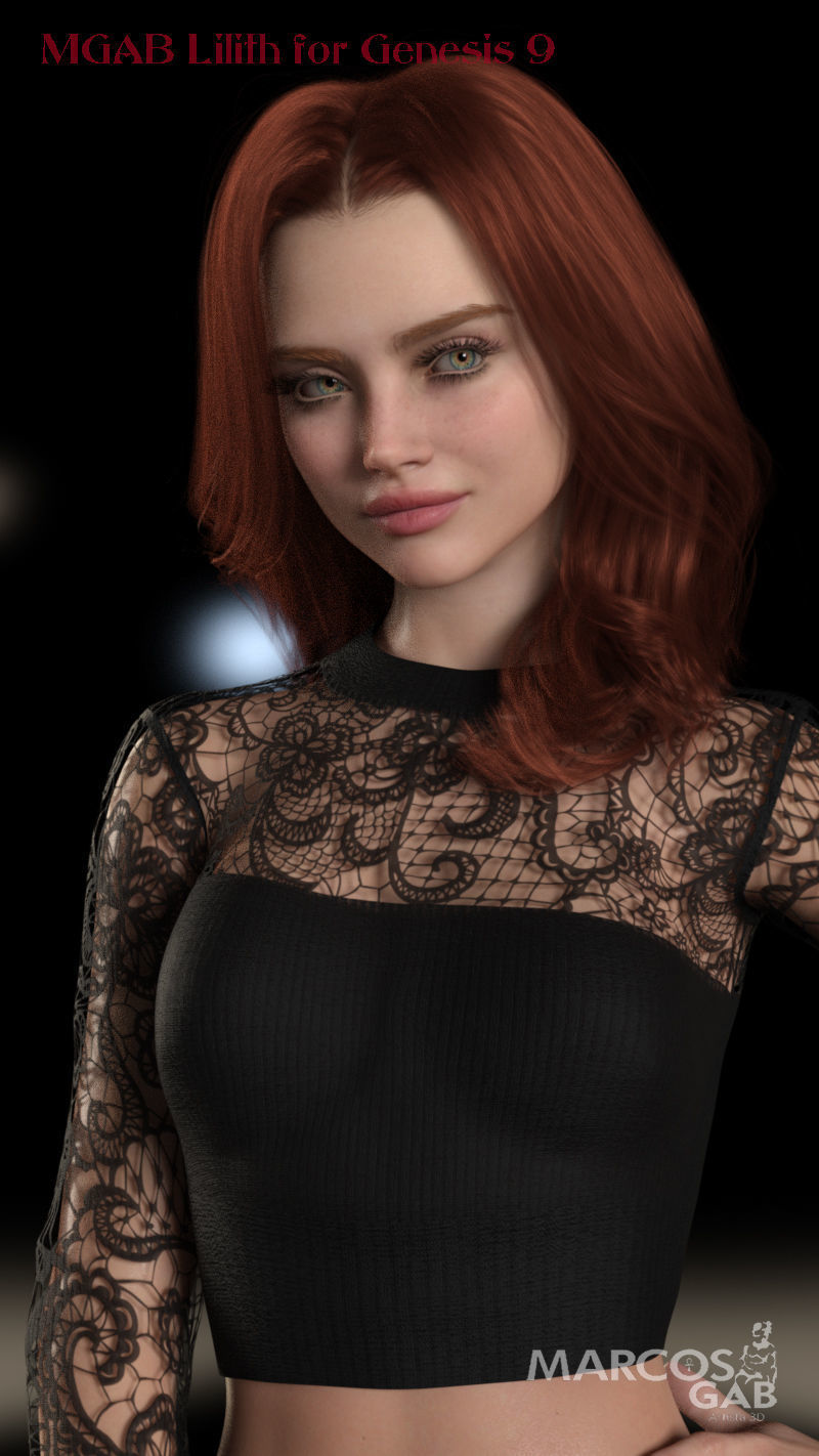 MGAB Lilith for Genesis 9 3D model_17