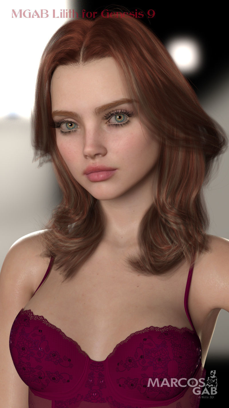 MGAB Lilith for Genesis 9 3D model_10