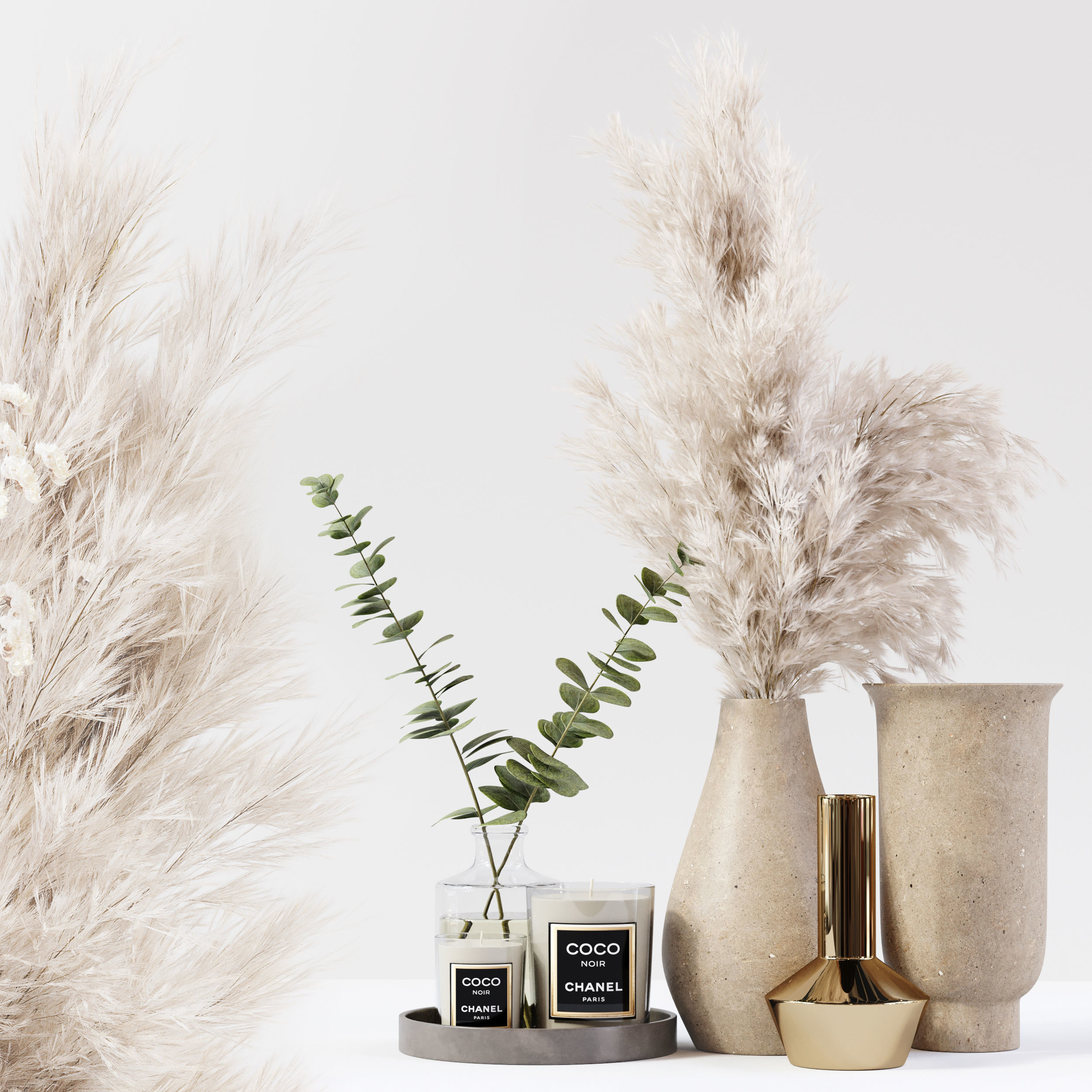 Decorative Set 03 3D model_1