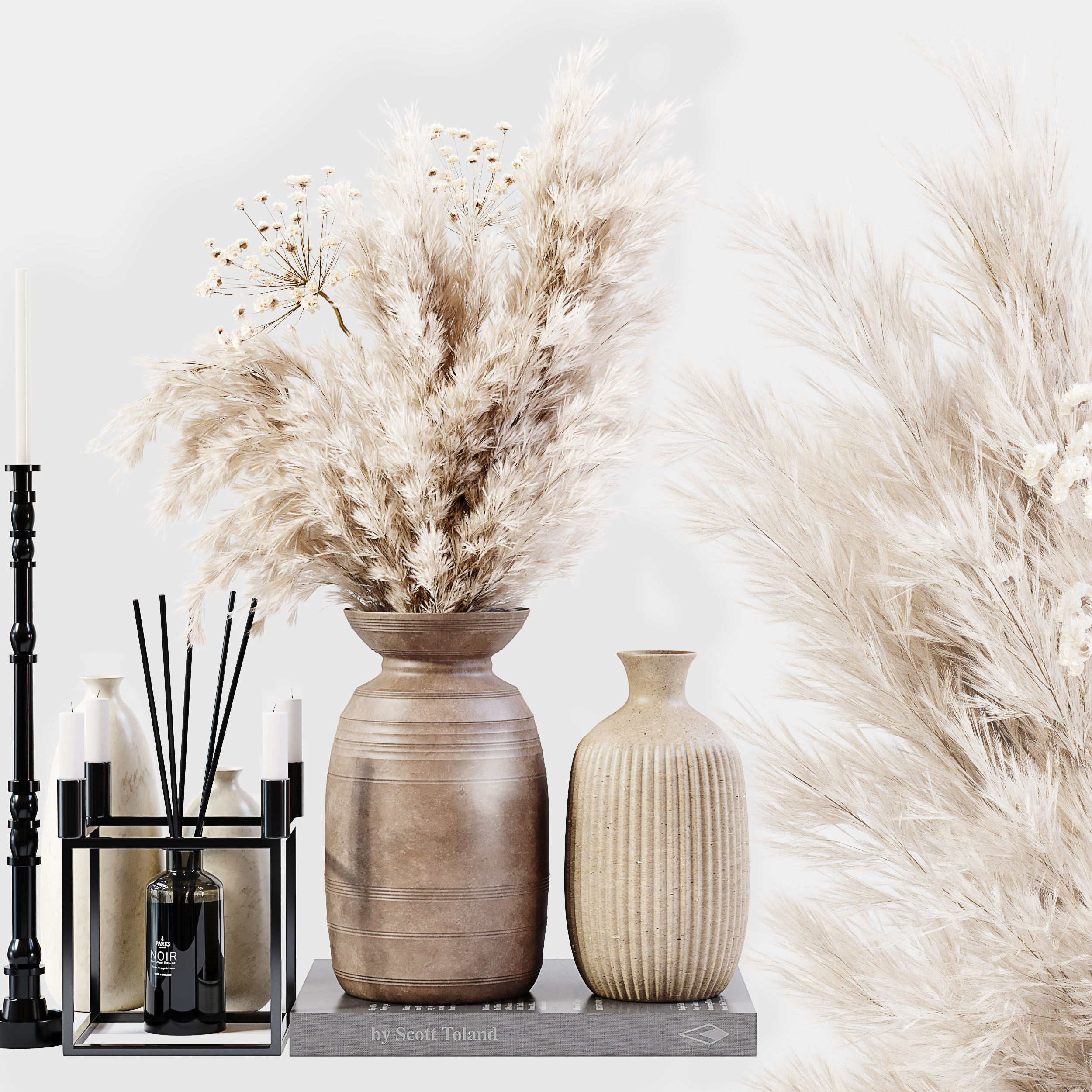 Decorative Set 03 3D model_3