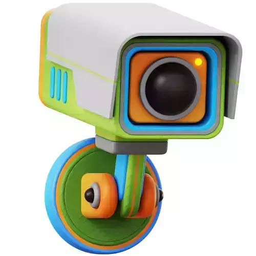 3D Smart Tech CCTV Camera