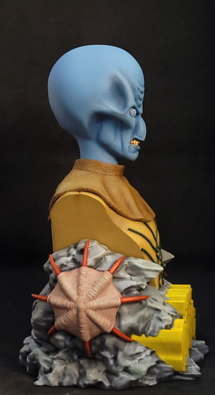 Without Warning Alien Bust Statue STL File 3D print model_5