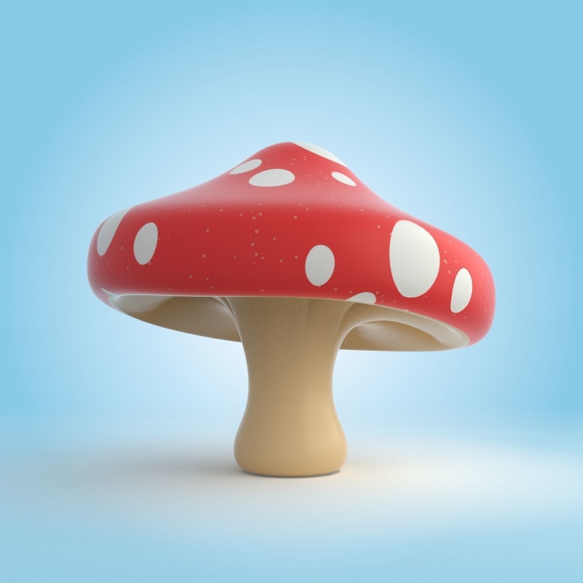 Mushroom 3D model_1
