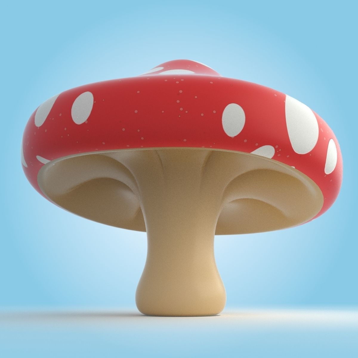 Mushroom 3D model_2