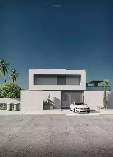 Render en fachada - Ideas para fachada arquitectura  3D model