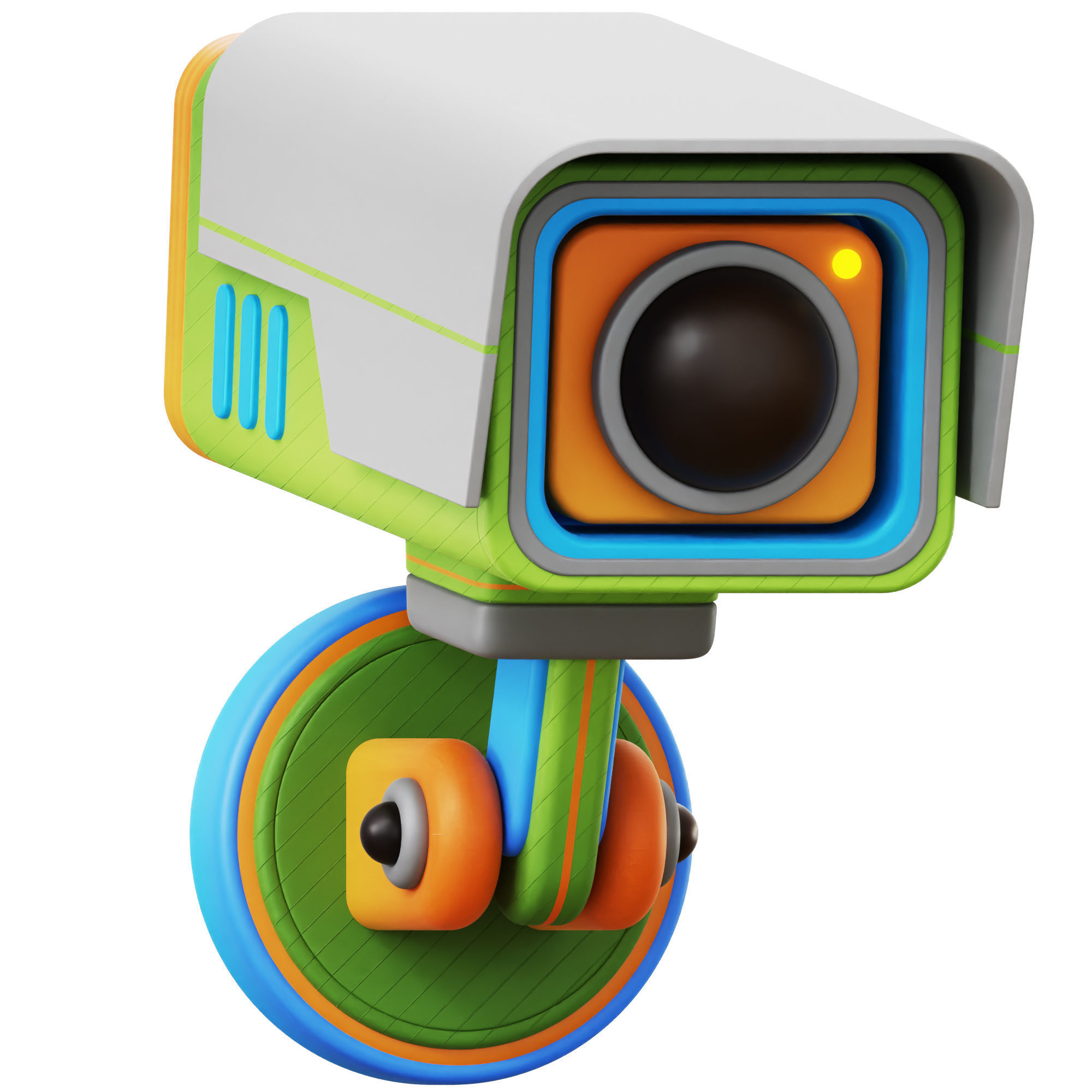 IOT Smart Technologies Icon Pack 3D Model Low-poly 3D model_1