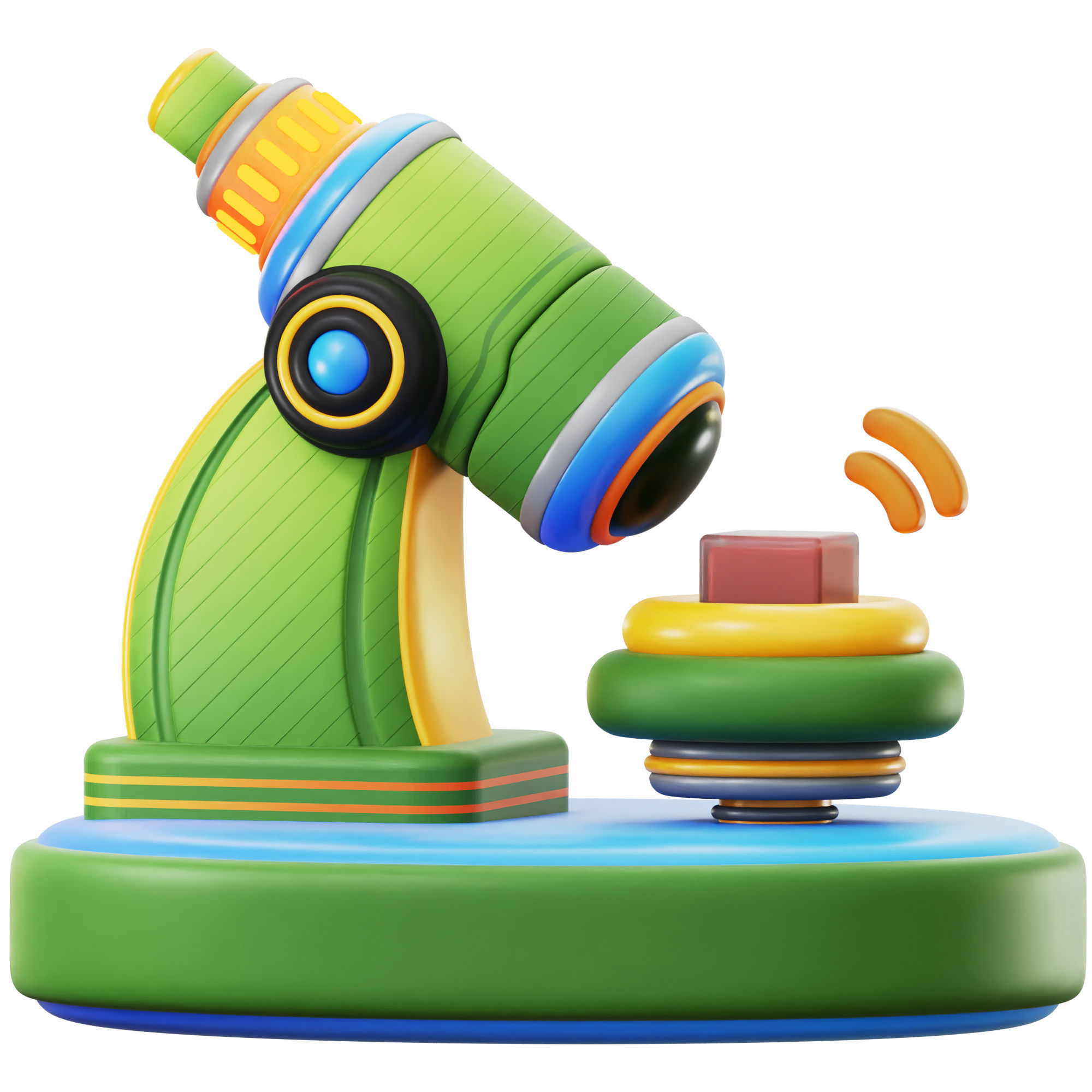 IOT Smart Technologies Icon Pack 3D Model Low-poly 3D model_11