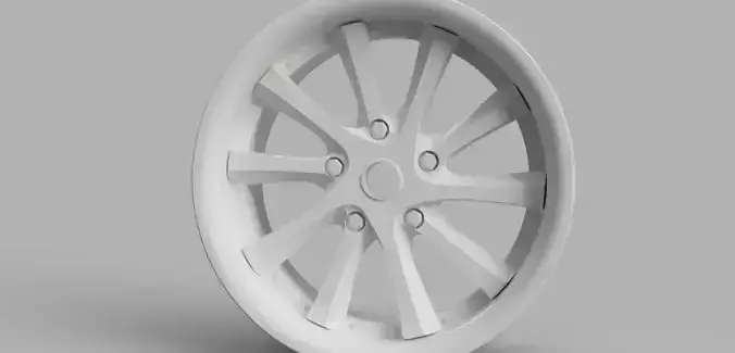 D52mm 12MM HEX RC Wheels Weds Kranze Vishunu 3D print model