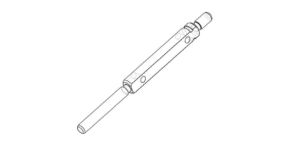 Cylindrical Type Plug Gauge Set for Measuring Range  6 to 50 mm Low-poly 3D model_7