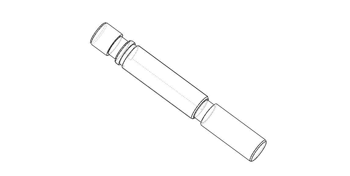 Cylindrical Type Plug Gauge Set for Measuring Range  6 to 50 mm Low-poly 3D model_26