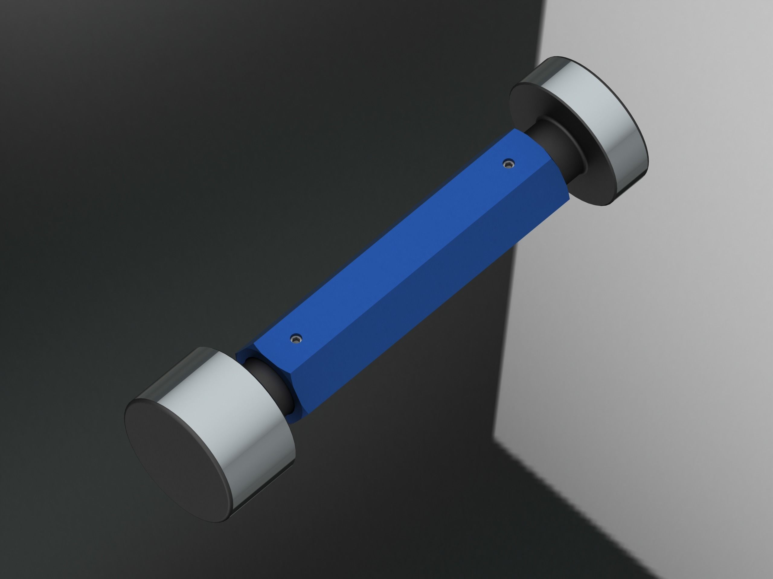 Cylindrical Type Plug Gauge Set for Measuring Range  6 to 50 mm Low-poly 3D model_43