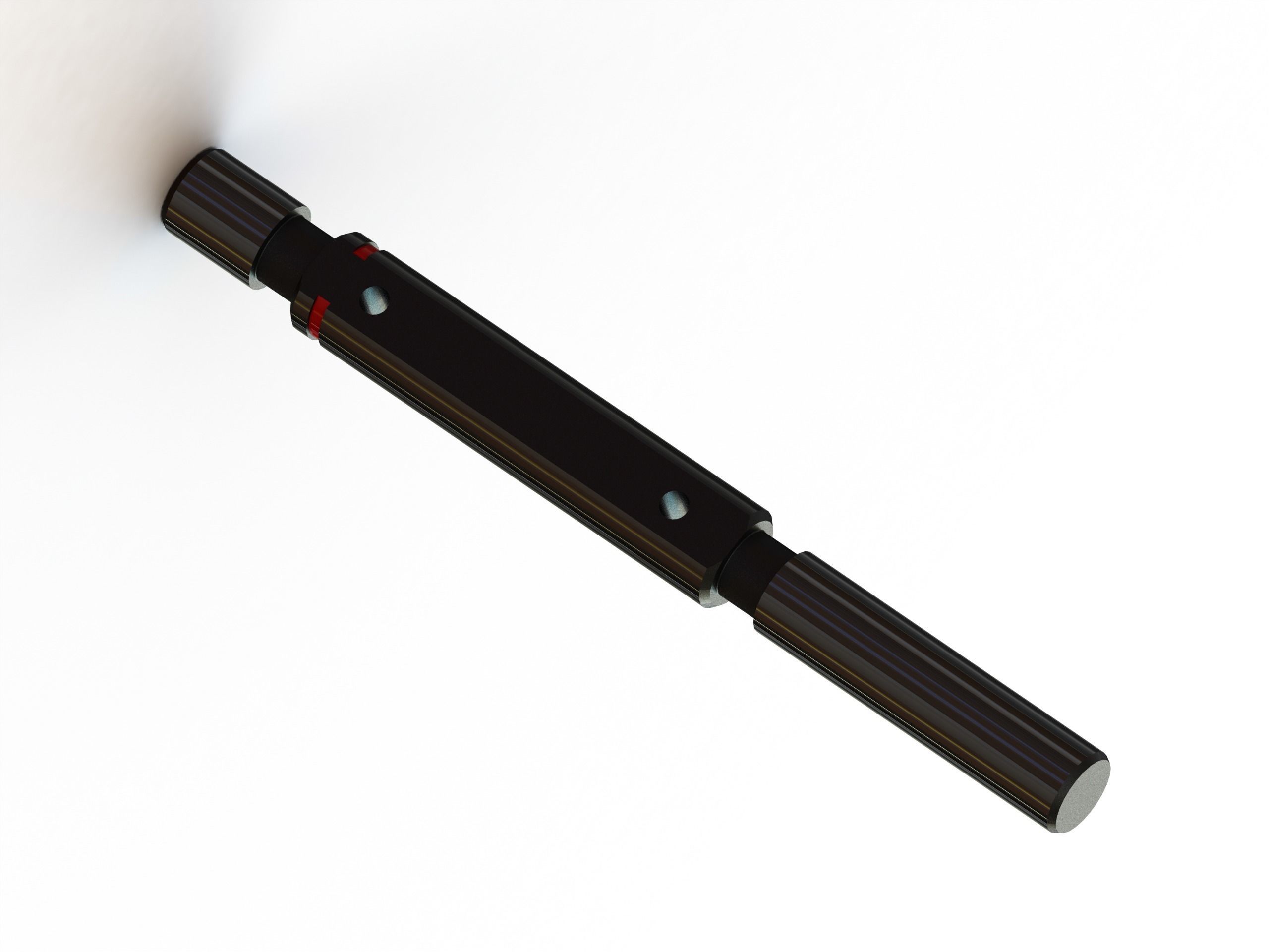 Cylindrical Type Plug Gauge Set for Measuring Range  6 to 50 mm Low-poly 3D model_14