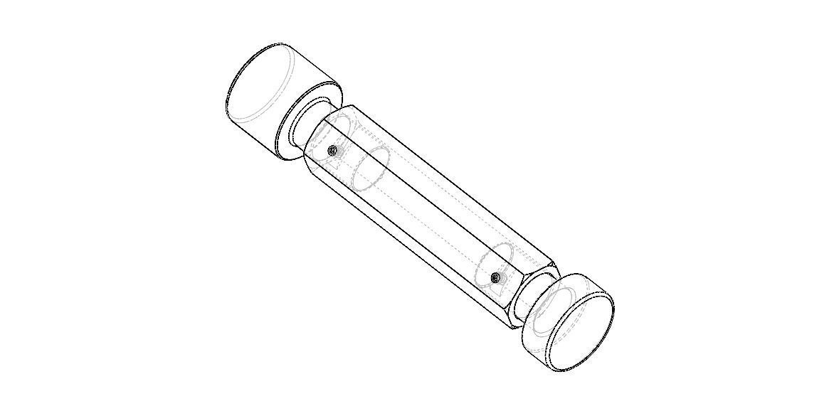 Cylindrical Type Plug Gauge Set for Measuring Range  6 to 50 mm Low-poly 3D model_42