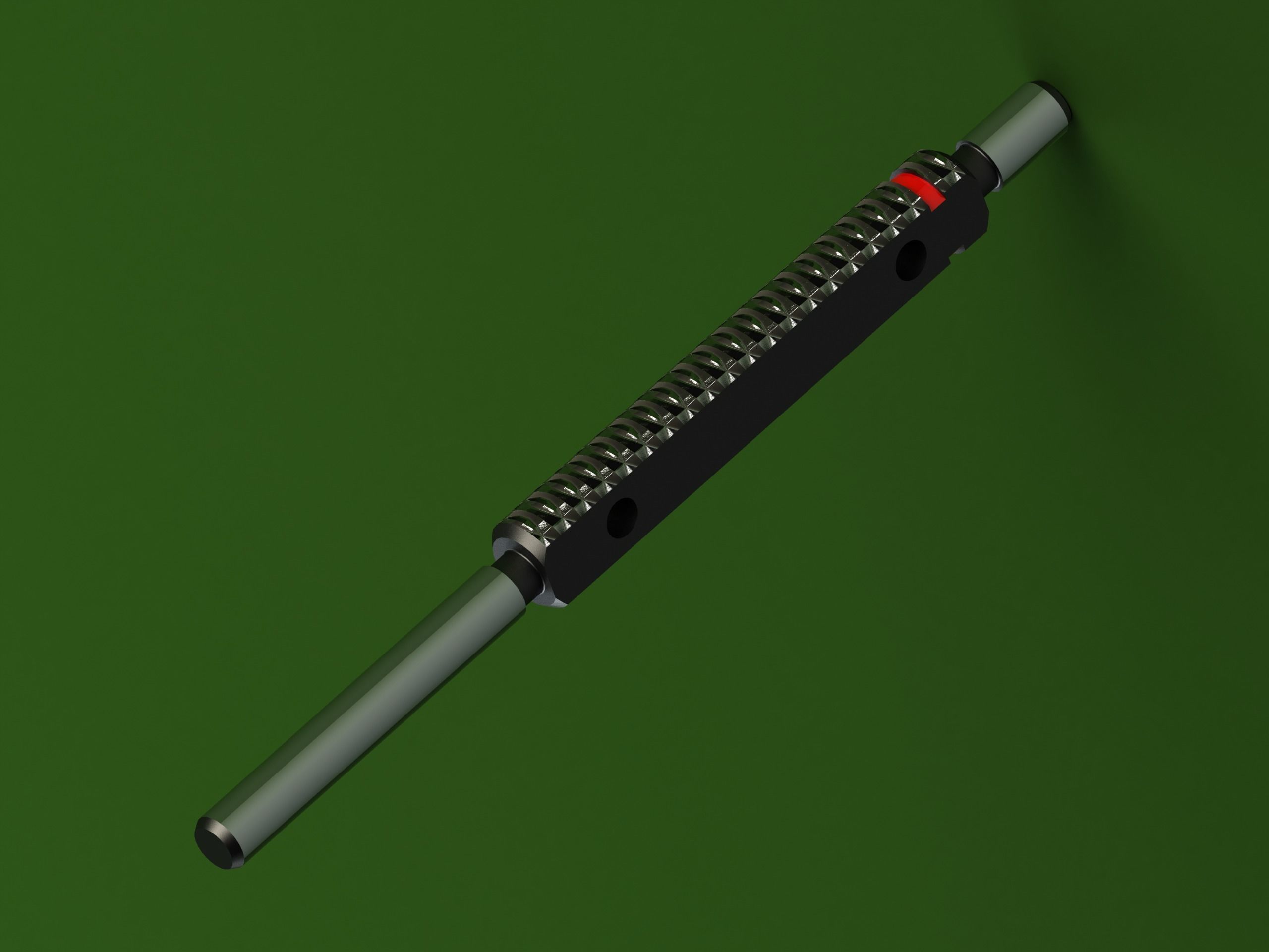 Cylindrical Type Plug Gauge Set for Measuring Range  6 to 50 mm Low-poly 3D model_2