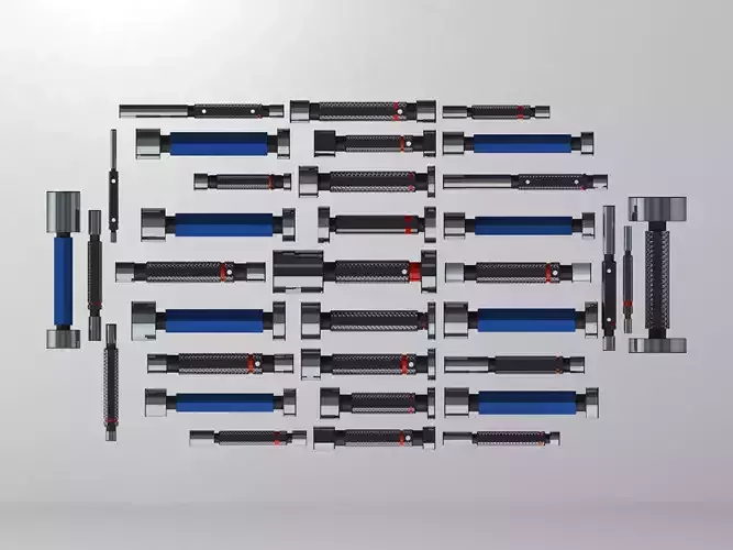 Cylindrical Type Plug Gauge Set for Measuring Range  6 to 50 mm