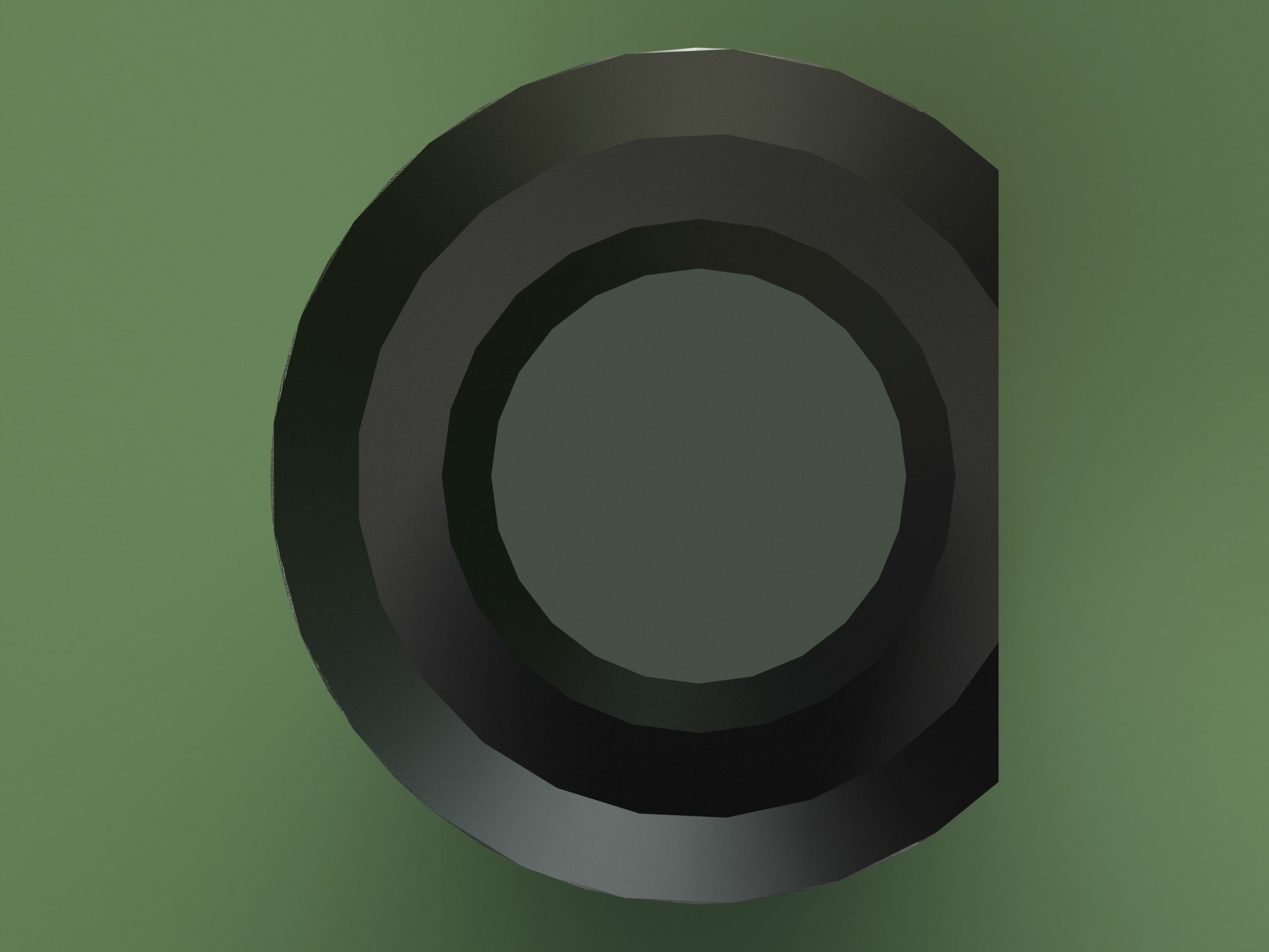 Cylindrical Type Plug Gauge Set for Measuring Range  6 to 50 mm Low-poly 3D model_4