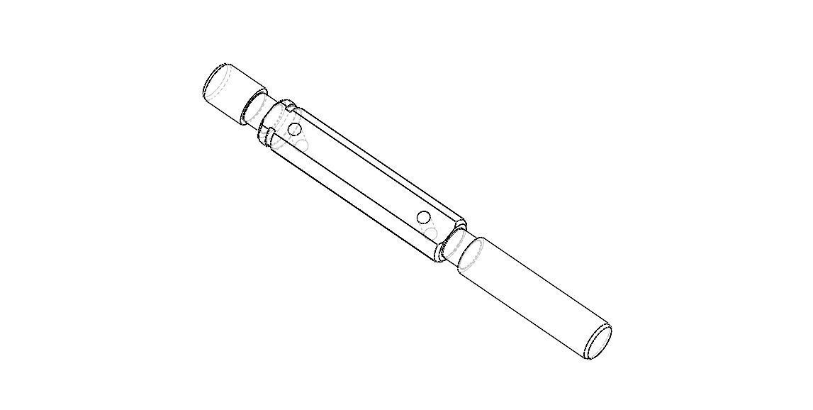 Cylindrical Type Plug Gauge Set for Measuring Range  6 to 50 mm Low-poly 3D model_18