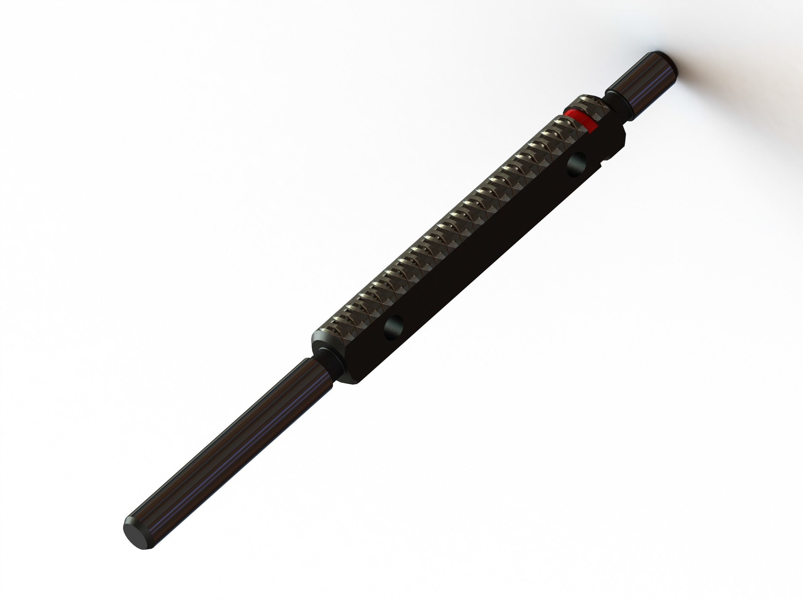 Cylindrical Type Plug Gauge Set for Measuring Range  6 to 50 mm Low-poly 3D model_3