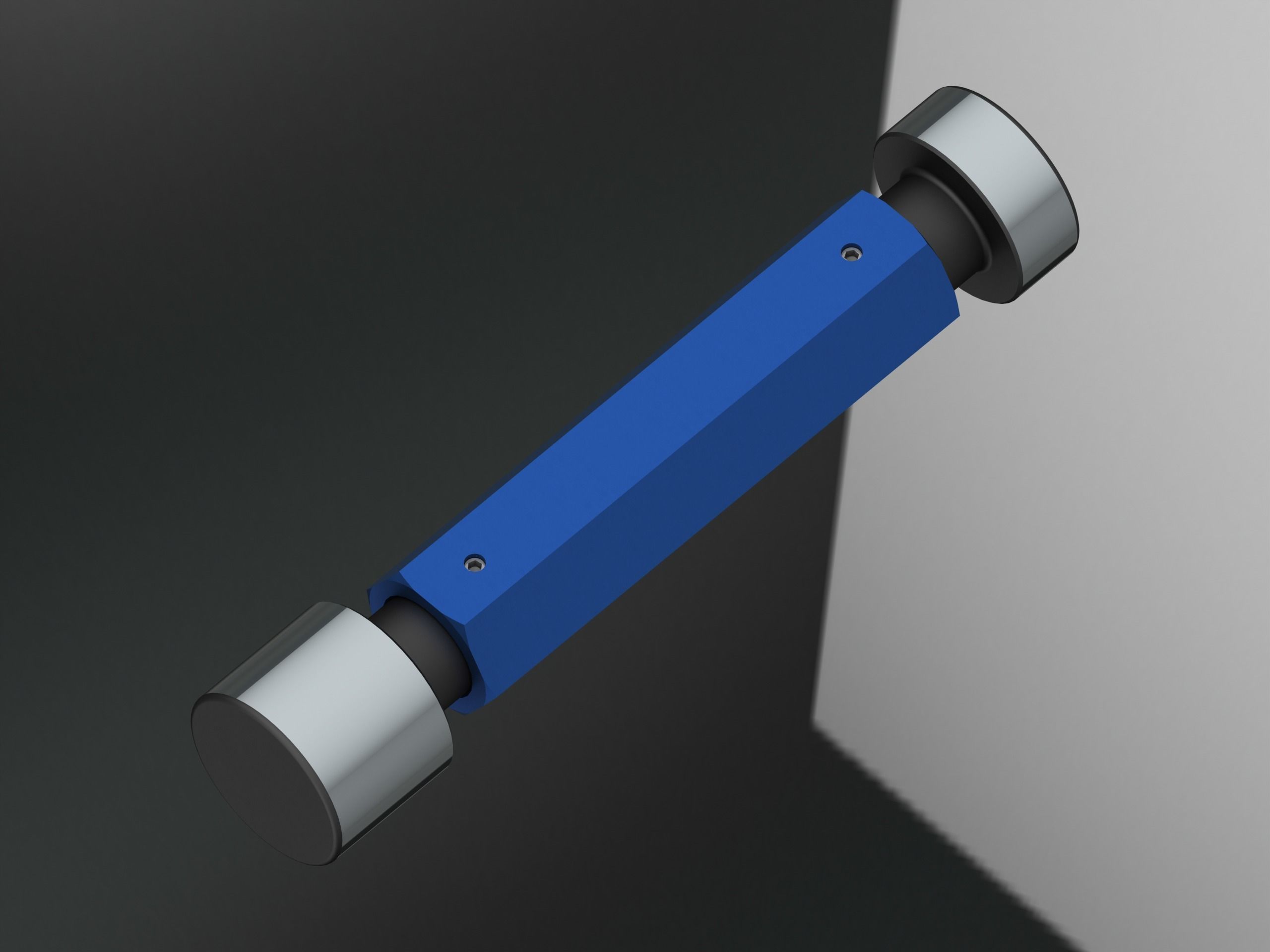 Cylindrical Type Plug Gauge Set for Measuring Range  6 to 50 mm Low-poly 3D model_35