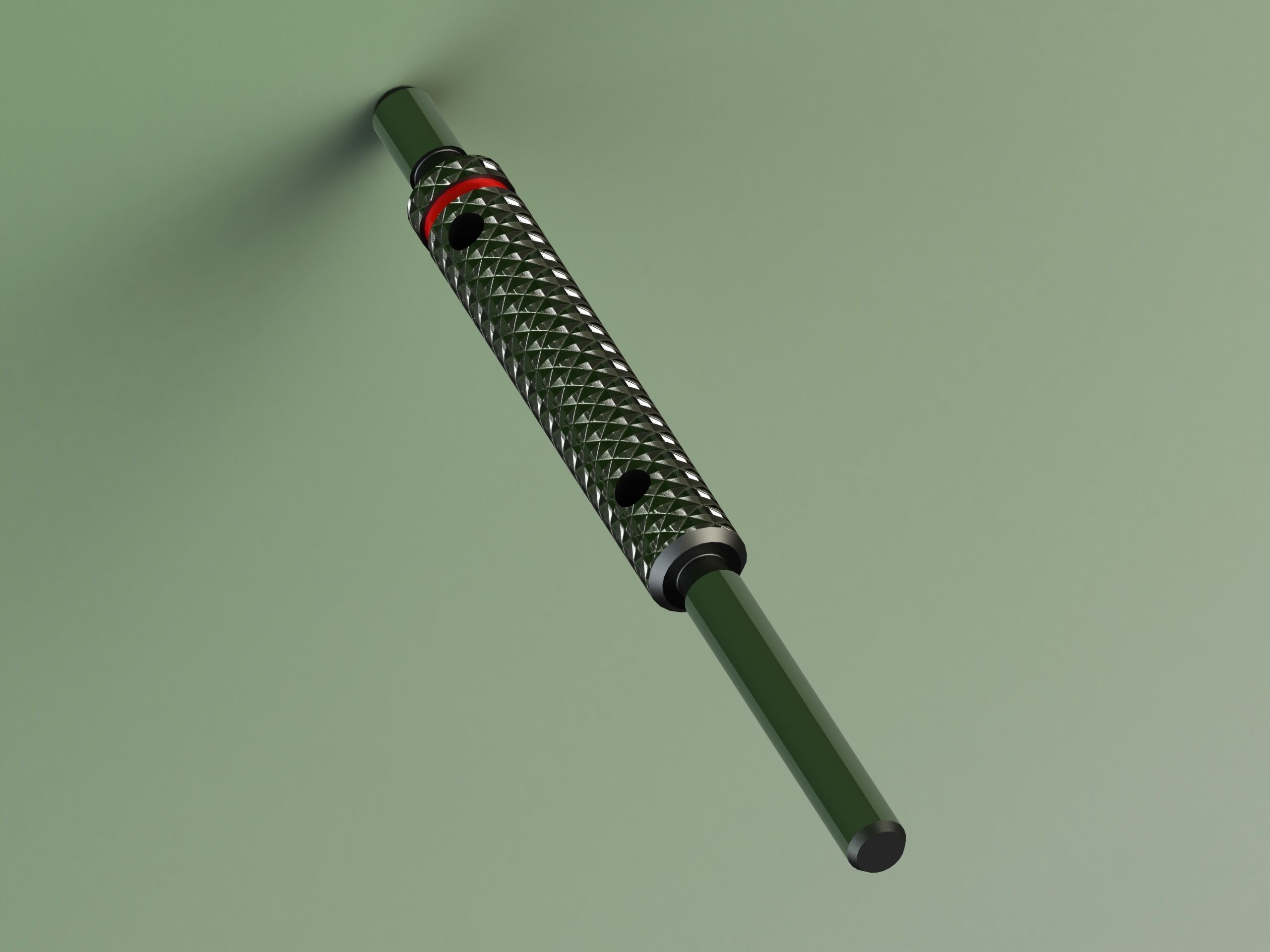 Cylindrical Type Plug Gauge Set for Measuring Range  6 to 50 mm Low-poly 3D model_6