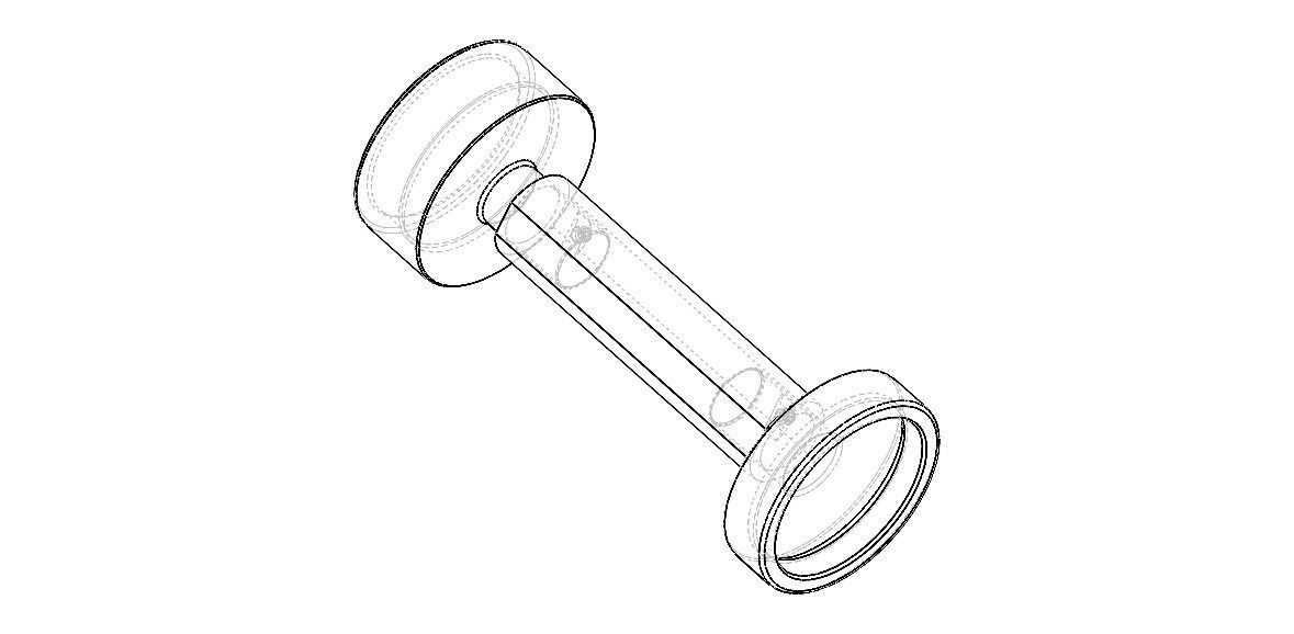 Cylindrical Type Plug Gauge Set for Measuring Range  6 to 50 mm Low-poly 3D model_66