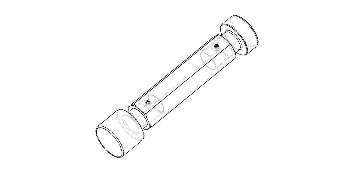 Cylindrical Type Plug Gauge Set for Measuring Range  6 to 50 mm Low-poly 3D model_39