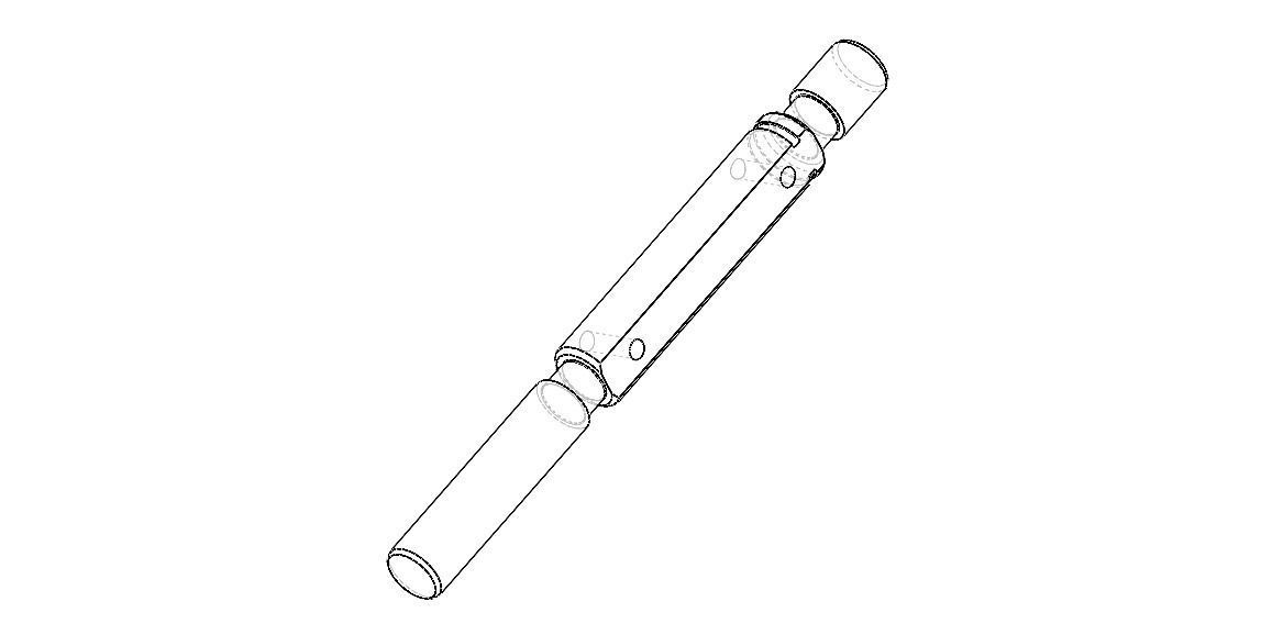 Cylindrical Type Plug Gauge Set for Measuring Range  6 to 50 mm Low-poly 3D model_15