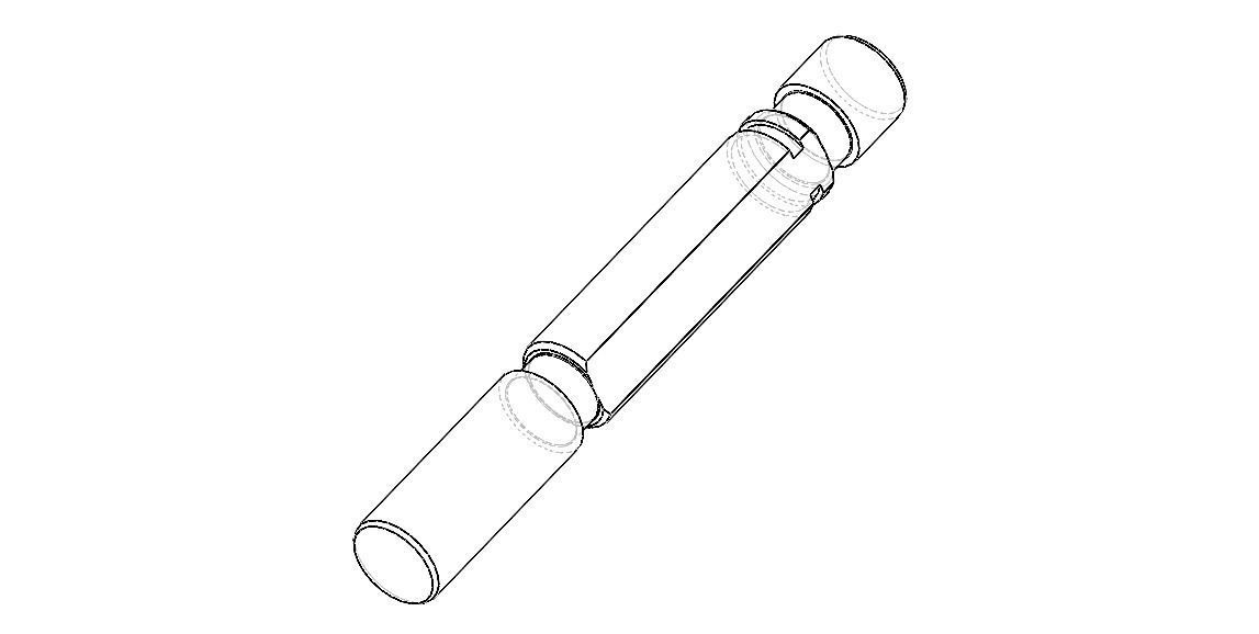 Cylindrical Type Plug Gauge Set for Measuring Range  6 to 50 mm Low-poly 3D model_23