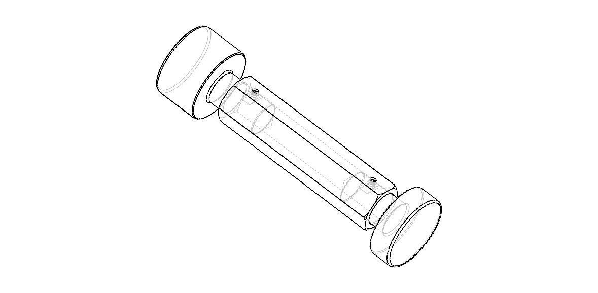 Cylindrical Type Plug Gauge Set for Measuring Range  6 to 50 mm Low-poly 3D model_50