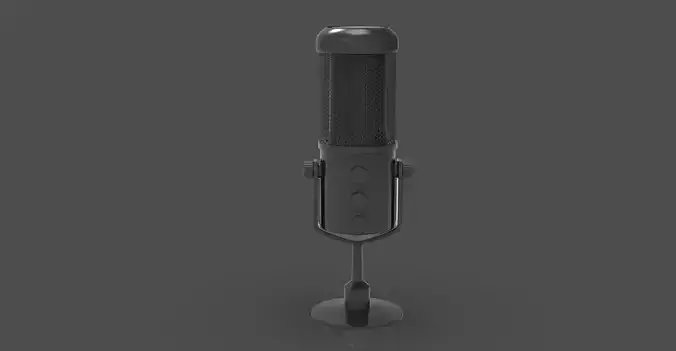 Microphone Model Make In Autodesk Maya