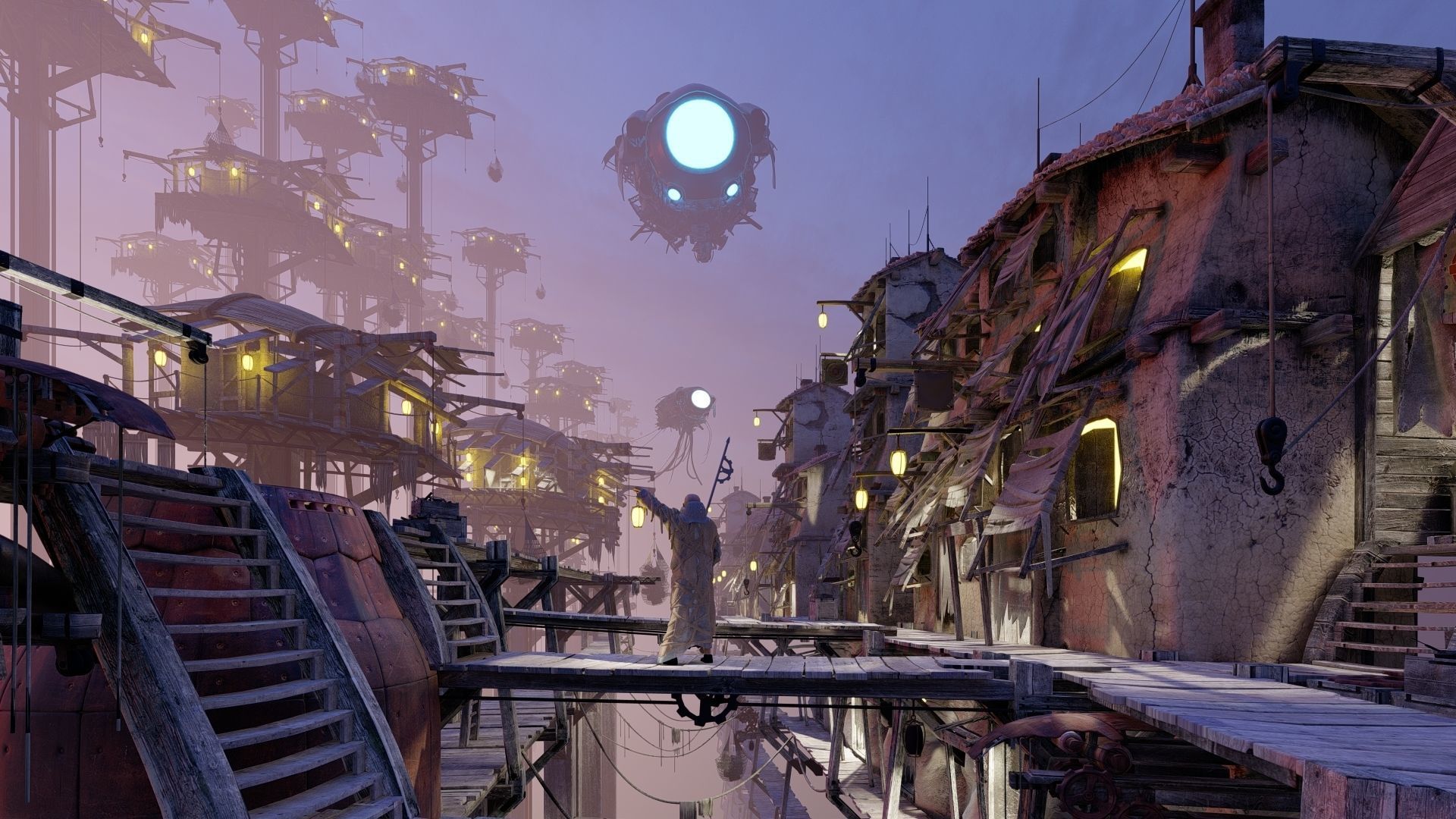 Lumion 10-12 alien biological invasion science fiction scene  Low-poly 3D model_2