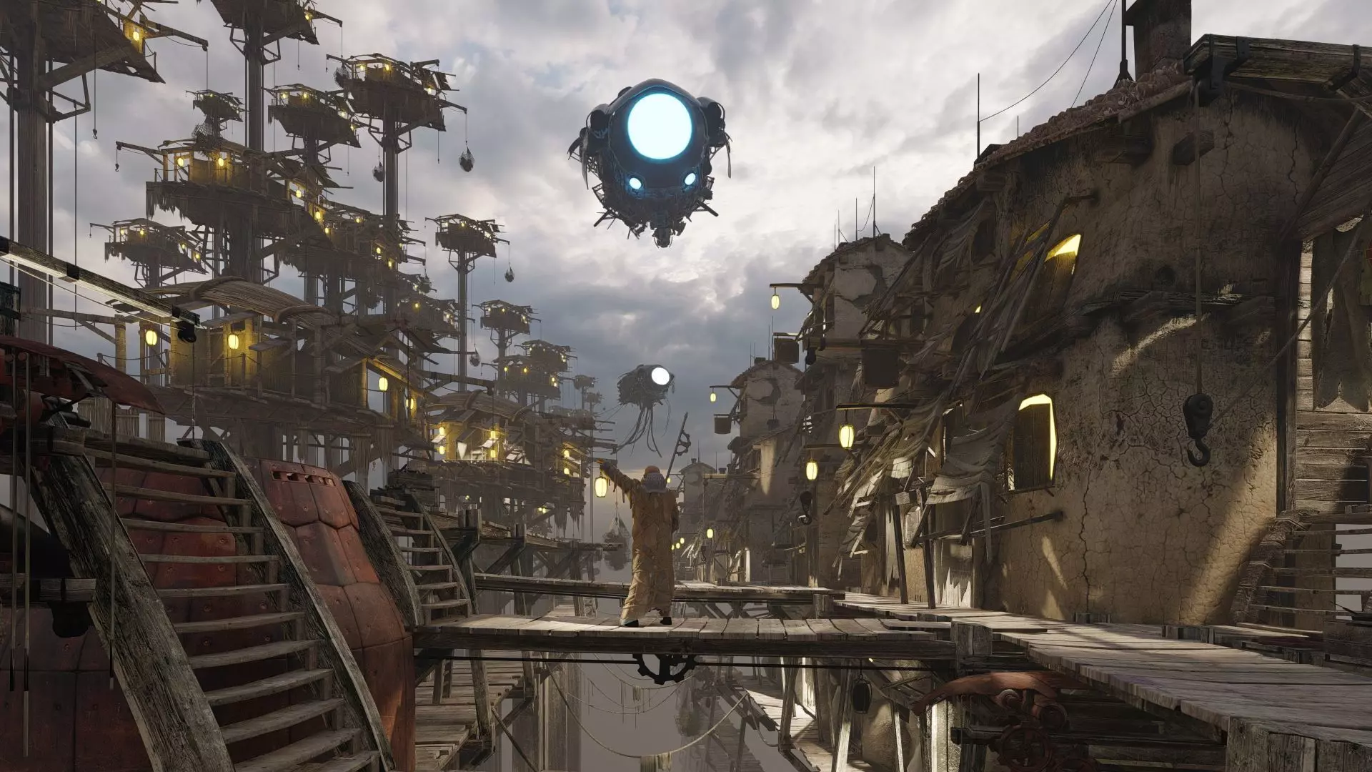 Lumion 10-12 alien biological invasion science fiction scene  Low-poly 3D model_0