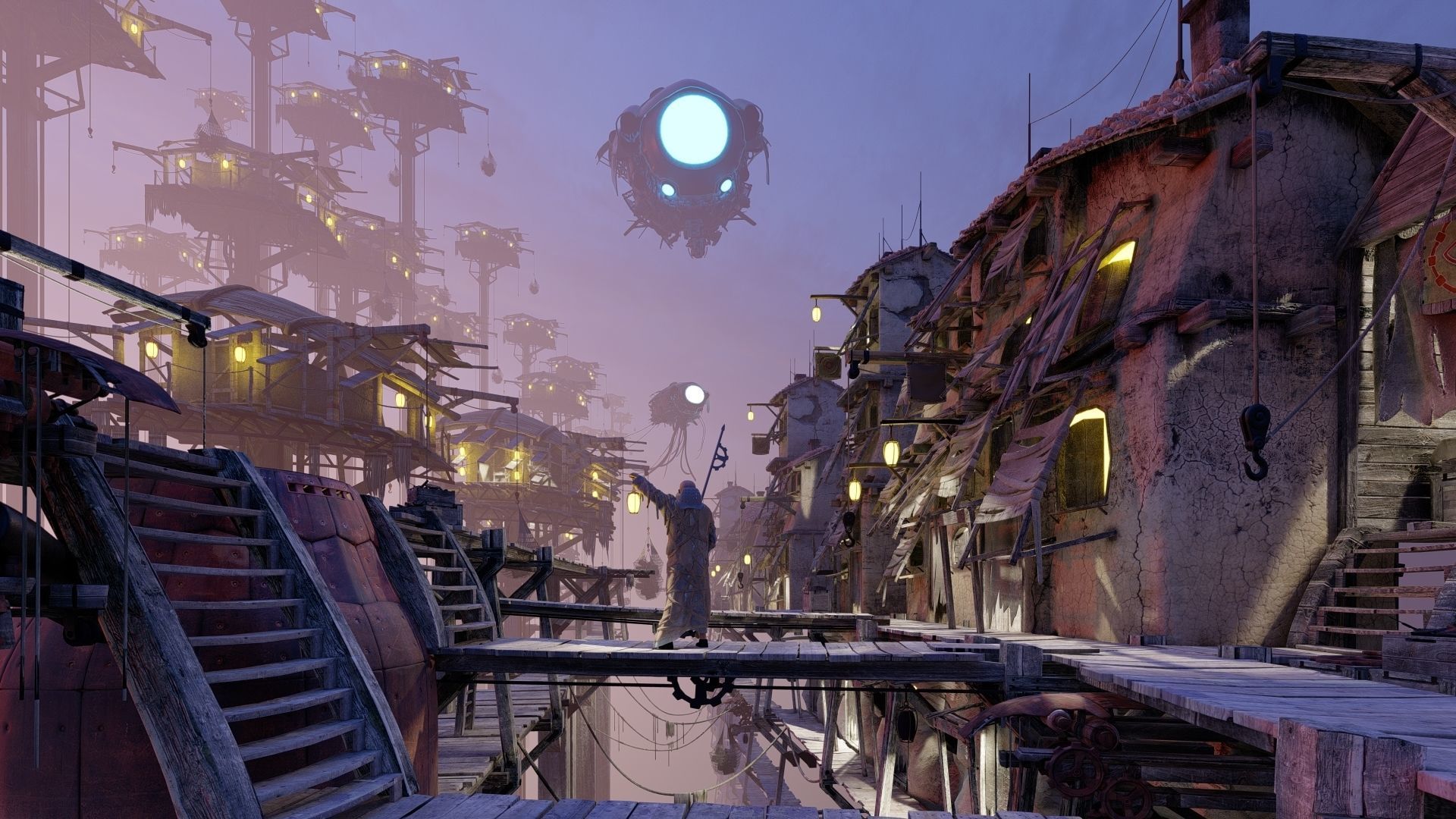 Lumion 10-12 alien biological invasion science fiction scene  Low-poly 3D model_4